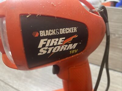 black and decker 18v rechargeable flashlight Black & Decker FSL18 Fire Storm Cordless Rechargeable Flashlight tool only  WorKs