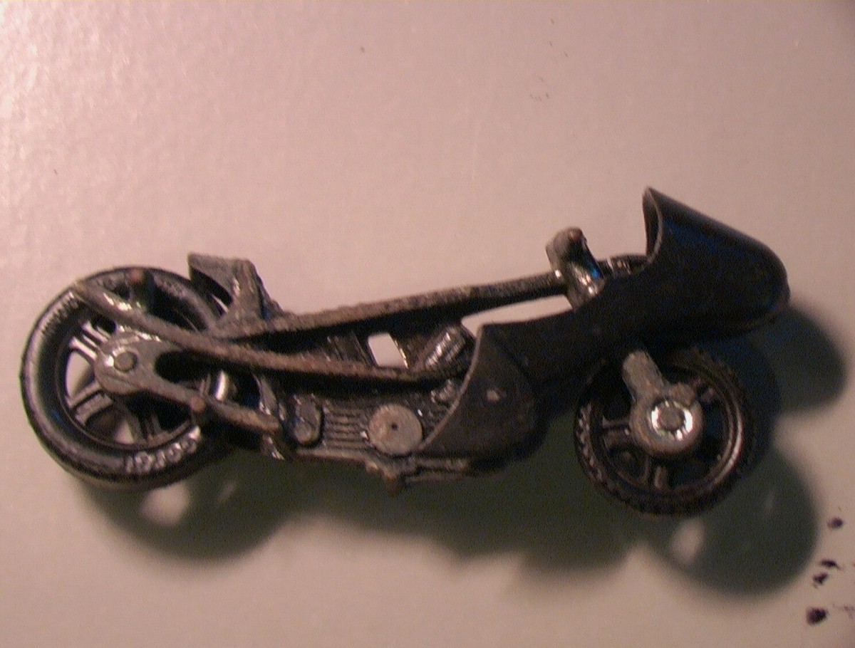 Batman VINTAGE 1976 Batbike Corgi Juniors Die-Cast Incomplete C-5