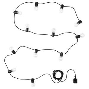 Details About Ikea Svartra Led Lighting Chain With 12 Lights Outdoor Black Details About Ikea Svartra Led Lighting Chain With 12 Lights Outdoor Black