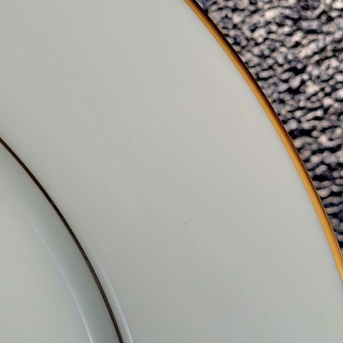 2 Placas Noritake PAUL BOCUSE Le Maestro Tokyo Borde Oro Blanco ¡RARAS! - Imagen 3 de 8