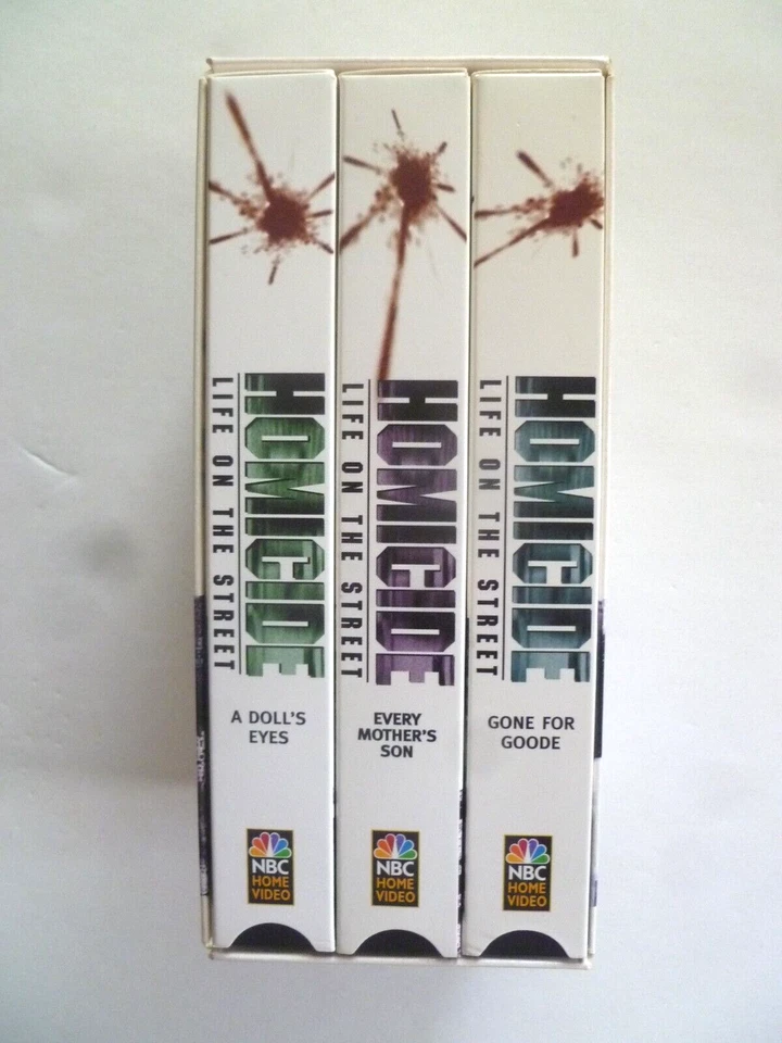 HOMICIDE LIFE ON THE STREET Collector Ed Box Set of 3 Tapes/Episodes/Interviews - Image 3 of 4