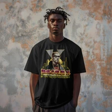 Mens Black History Tribute Malcom X By Any Means Necessary Tee Shirt Big Tall