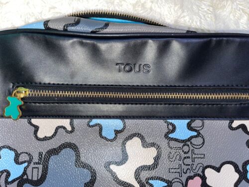 Authentic Tous multicolored Kaos abstract bear crossbody messenger bag - Imagen 7 de 8