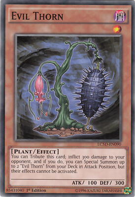 YU-GI-OH, EVIL THORN, C, LC5D-EN090, 1. Edition, TOP