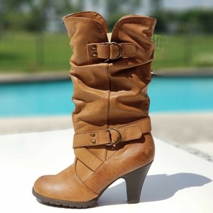 kohls womens leather boots