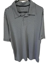 Champion Polo Golf Shirt Men’s XXL Black Athletic Stretch Short Sleeve Collared