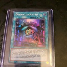 Dogmatikamatrix 1. Auflage Yughio Karte UK Verkäufer holografisch
