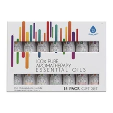 BNIB, Pure Essential 14 Piece Aroma Oil Set by Pursonic. 