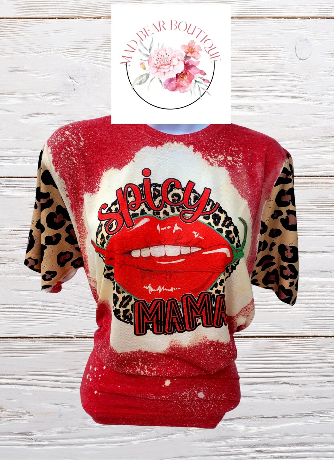 sublimation on red shirt