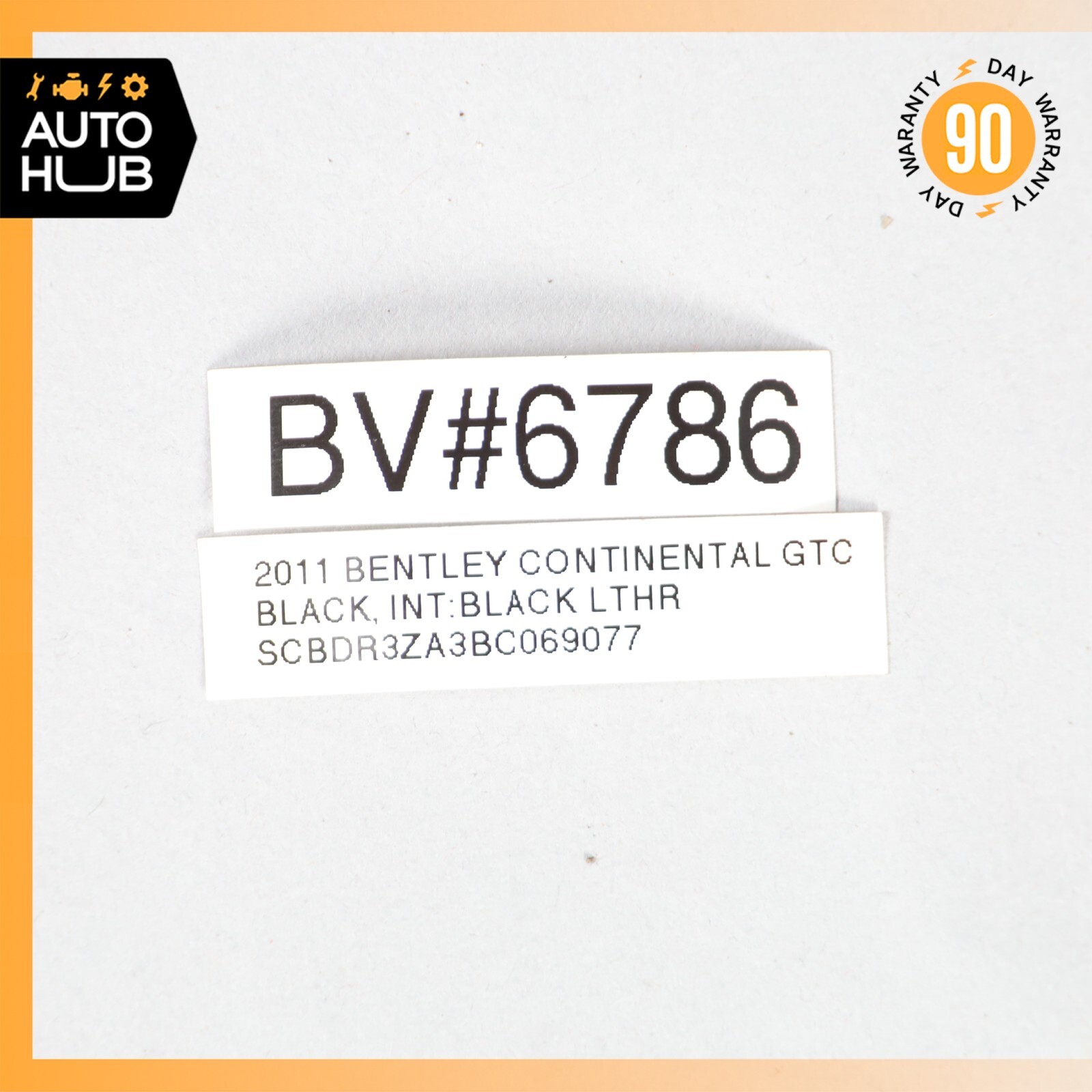 07-18 Bentley Continental GTC Rear Crossmember Cross Member Bracket OEM 59k