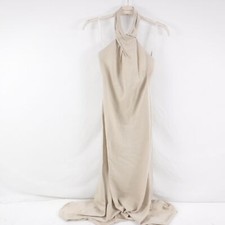 Anthropologie BHLDN Ruby High Neck/Halter Dress Neutral Size 6