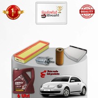 Inspektionskit 4 Filter Und ÖL Vw Beetle 2.5 125KW 170CV Von 2011-