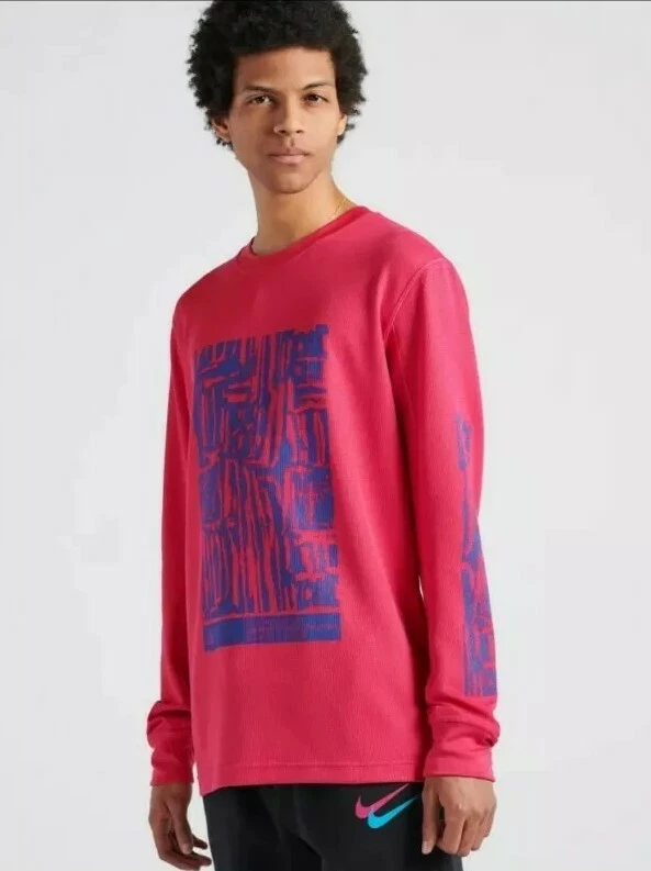 Nike ACG Waffle Long Sleeve Top Rush Pink BQ3450 666 Men s size