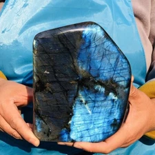 4.95LB Natural Labrador Moonstone Quartz Crystal Free Form Mineral Specimen 3132