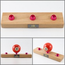 billiards Display Ball Stand Solid Beech Wood Bracket golf tennis pink