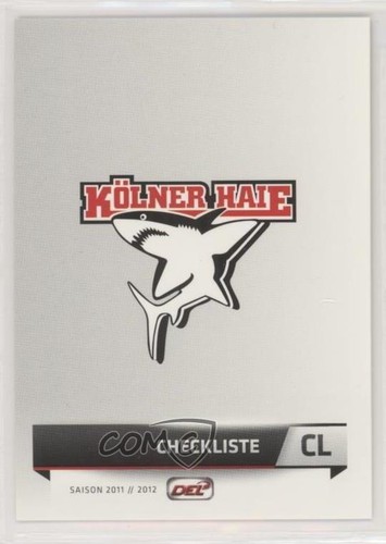 2011 DEL Playercards Deutsche Eishockey Liga Team Checklist Kolner Haie #DEL-410 - Picture 1 of 3