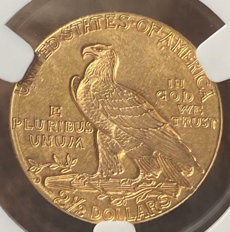 1925 D Gold $2.50 Indian Head Quarter Eagle NGC MS64+ | eBay