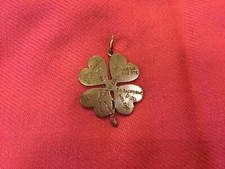 IRISH LUCKY PENDANT 4 LEAF CLOVER