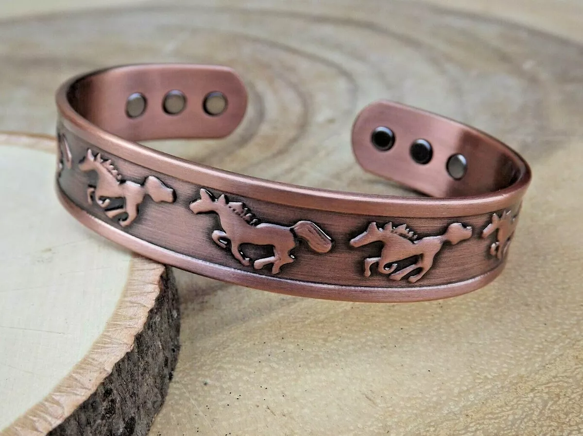 Women's Copper Bracelets - Natural relief from Arhritis – Magnetic Mobility