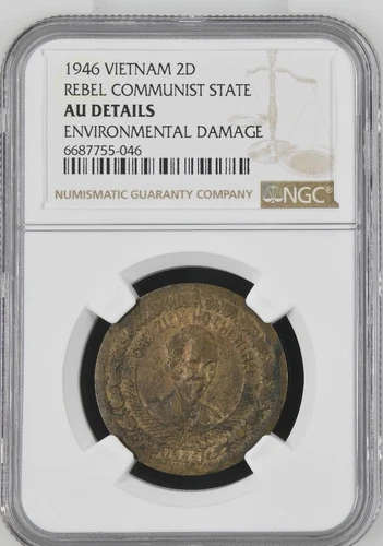 Vietnam 2 Dong 1946 NGC AU Details