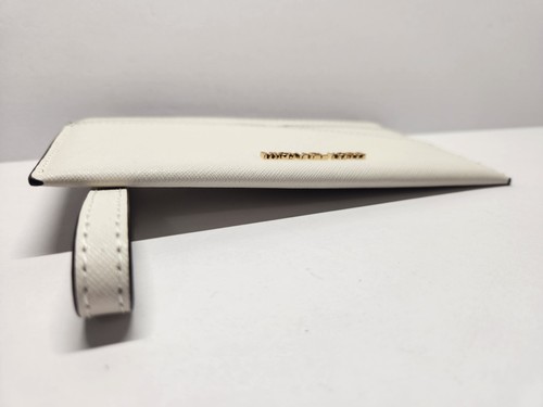 Michael Kors Jet Set Slim Crossover Optic White Womens Wallet 35H1GTVW2L-085 New - Picture 14 of 17