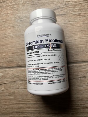 Superior Labs - Best Chromium Picolinate NonGMO - 500 mcg, 120 Vegetable Capsule