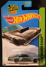 Hot Wheels '68 Dodge Dart Mattel diecast 2013 near S scale Trains 1/64