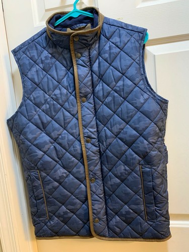 Zip Snap Fleece Travel Vest Small 