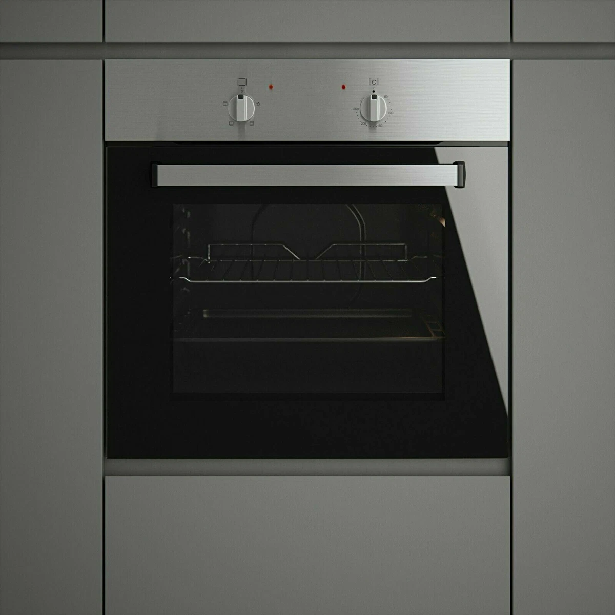 60cm Built in Single Electric Fan Oven 13a Plug Fitted