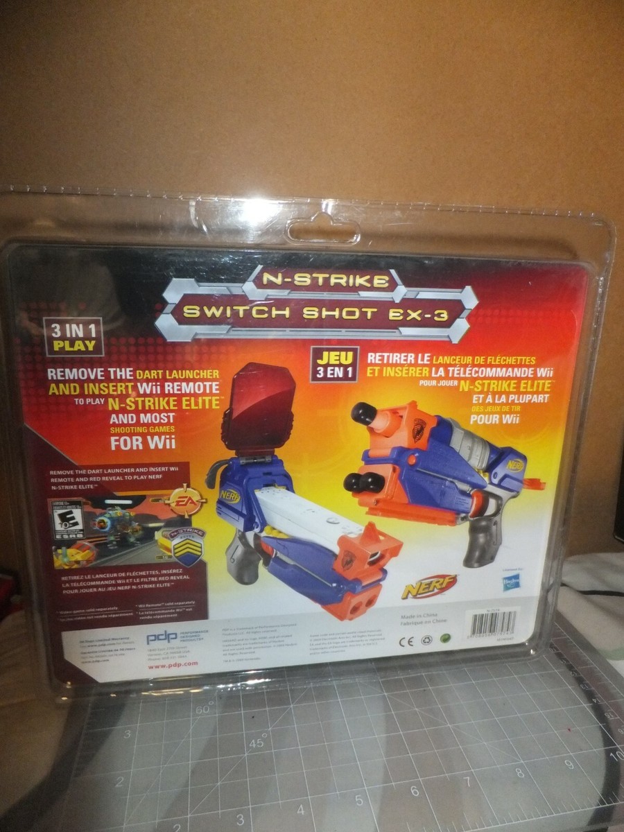 Nintendo Wii Nerf N-Strike Switch Shot EX-3 Controller