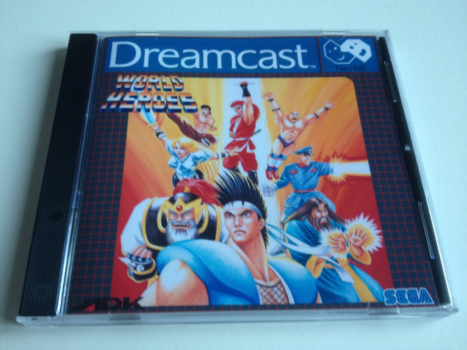 SEGA Dreamcast World Heroes ADK neo4all neo geo