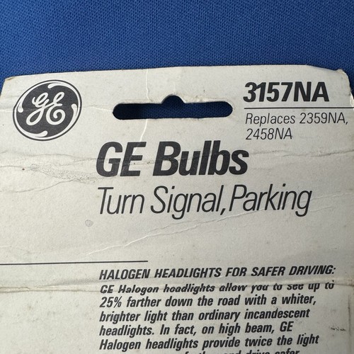 General Electric Turn Signal Bulbs 3157NA 12 Volt -NIB - Picture 6 of 12