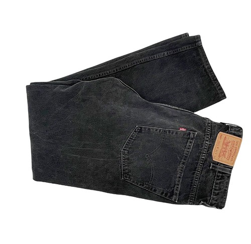 Vintage LEVIS 505 Black Denim JEANS 42 