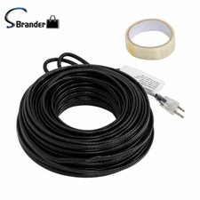 140 Feet Heat Tape Heating Technology Roof Heat Cable Snow De-icing Kit 120V