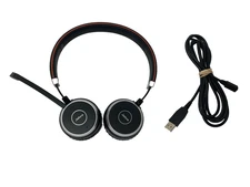 Jabra Evolve 65 SE Link380a MS Wireless Stereo Headset with USB Cable, No Dongle