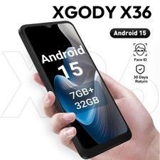 New Unlocked Android 15 Smartphone Mobile Smart Phone Dual SIM 8Core 6.5 inch UK