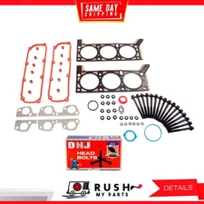 07-11 Cylinder Head Set with Head Bolt Kit For Jeep 3.8L V6 OHV 12v DNJ HGB1168