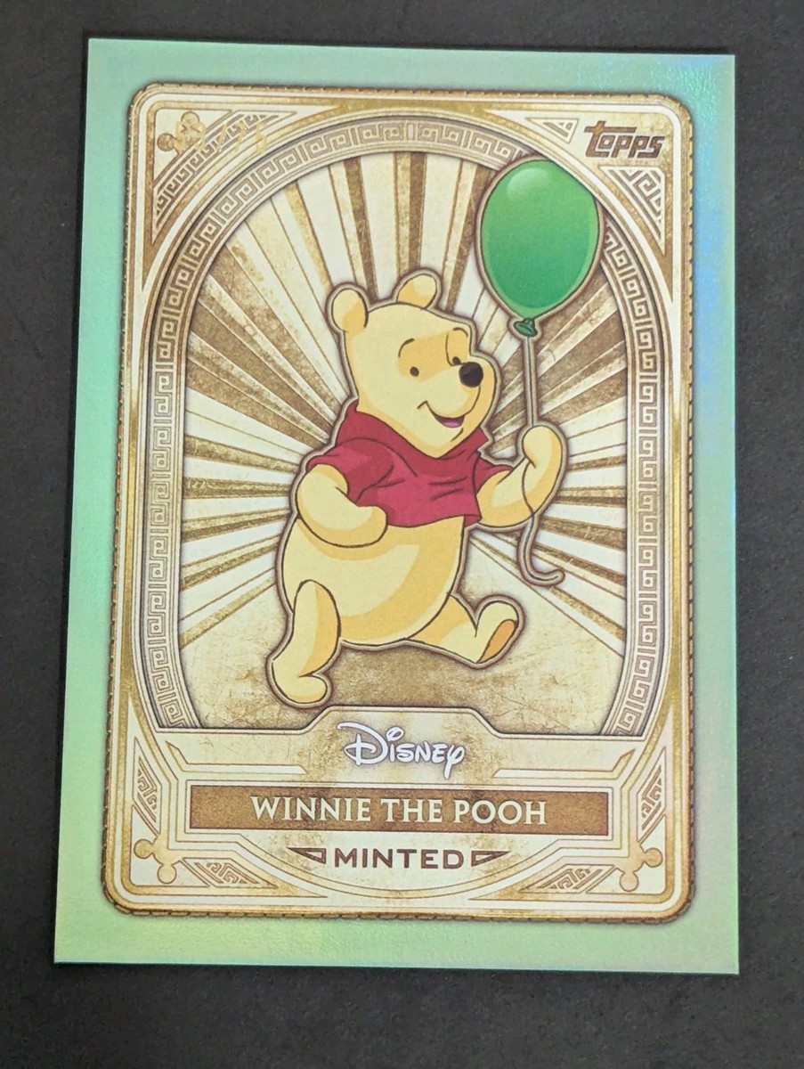 2025 Topps Disney Mint くまのプーさん 38/75 2025 Topps Non-Sport Mint Disney Winnie the Pooh Gold Green Foil
