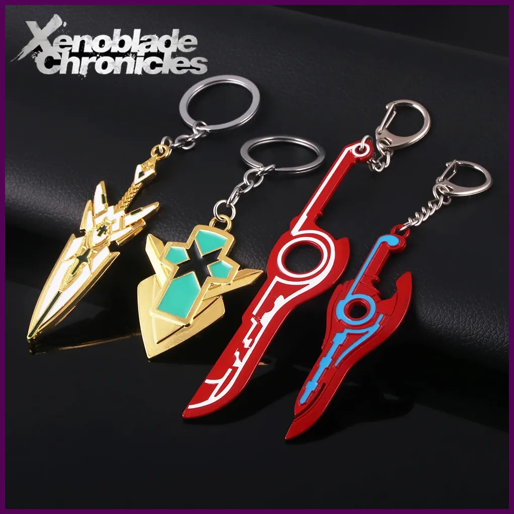 Game Xenoblade Chronicles 2 Keychain Rex Mythra Hikari Pyra Homura