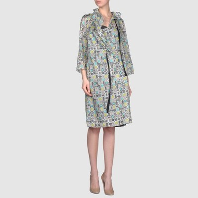 MARNI DRESS GEOMETRIC PRINT 3/4 SLEEVES sz IT 38 US 2