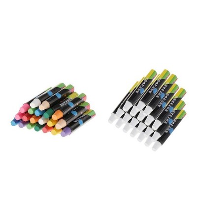 20 Stück/Box Staubfreie Kreide Farbige Sticks Zeichenkreiden für