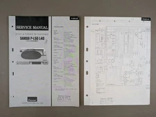 Sansui P-L50/ L40 Fully Automatic DD Turntable Service Manual D-1992