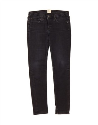 LEE Damen Lynn Skinny Jeans W28 L31 schwarz Baumwolle DP19