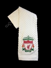 Liver-pool Golf Towel (6in X 23in) (43k Stitches) White Cotton Liver-pool Golf Towel (6in X 23in) (43k Stitches) White Cotton - Image 1
