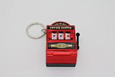 Mini Jackpot Schlüsselanhänger Glücksbringer Spielautomat - Farbe Rot