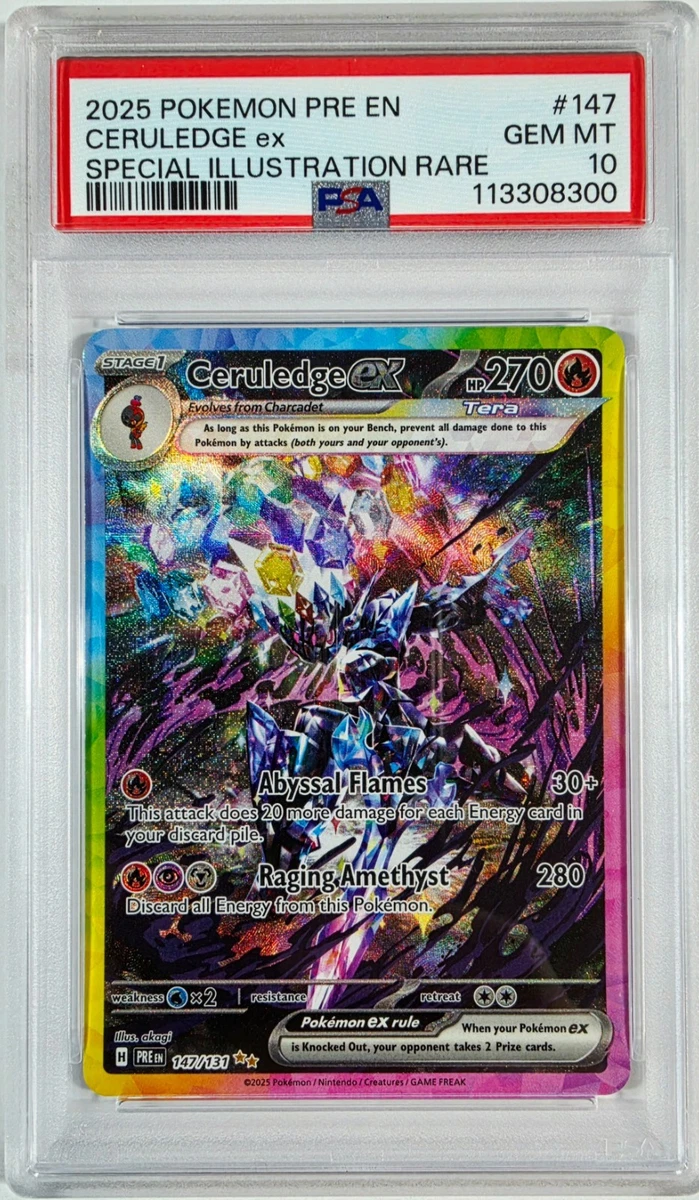 Ceruledge Ex Pokémon TCG Cards for sale