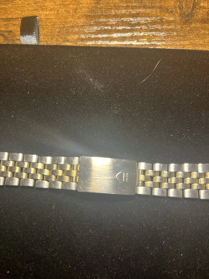 RELOJ TUDOR AUTÉNTICO PARA HOMBRE PULSERA DE DOS TONOS 19MM CON ESLABONES FINALES  Foto 3 de 4