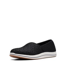Clarks CloudSteppers Women's Breeze Emily Loafer, Black Synthetic, 10 Medium... 