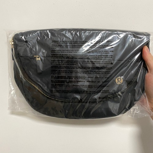 Lululemon All night festival bag 5l black/gold
