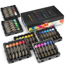 Acrylic Gouache Paint, Acrylic Paint Set of 36 Colors, Matte Finish, 22ml/0.7...
